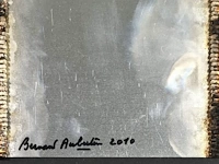 Bernard aubertin : dessin sur feu sur alluminium - afbeelding 5 van  14