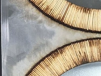 Bernard aubertin : dessin sur feu sur alluminium - afbeelding 3 van  13