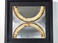 Bernard aubertin : dessin sur feu sur alluminium - afbeelding 9 van  13