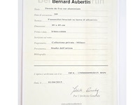 Bernard aubertin : dessin sur feu sur alluminium - afbeelding 7 van  8