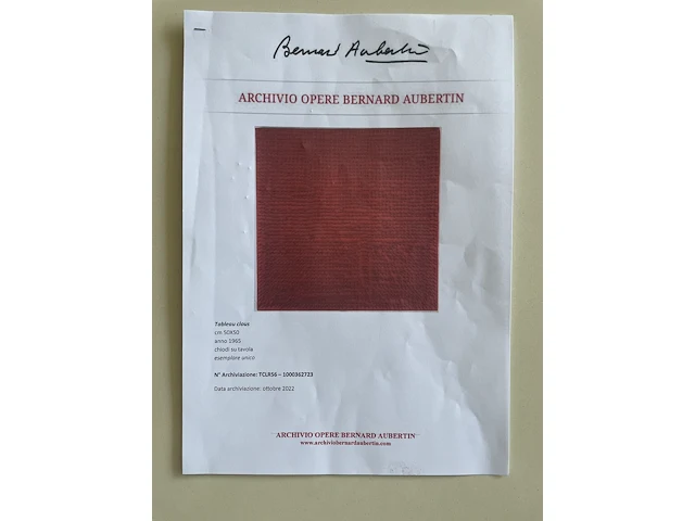 Bernard aubertin : tableau clous - afbeelding 3 van  23