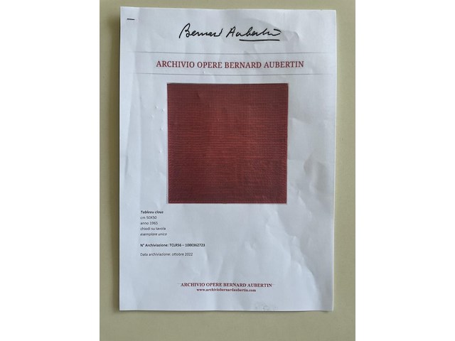 Bernard aubertin : tableau clous - afbeelding 3 van  23