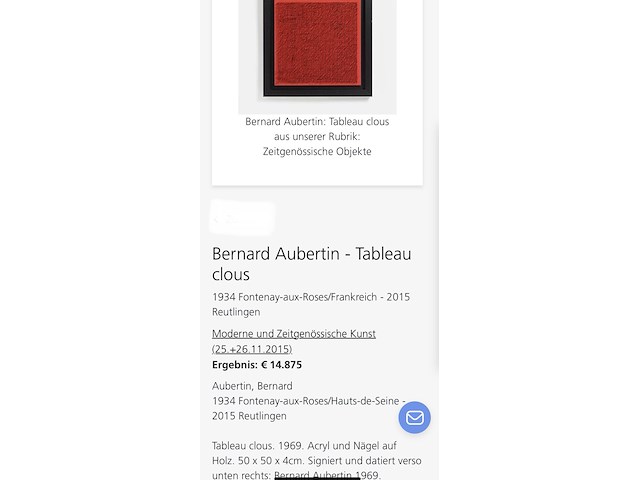 Bernard aubertin : tableau clous - afbeelding 13 van  23