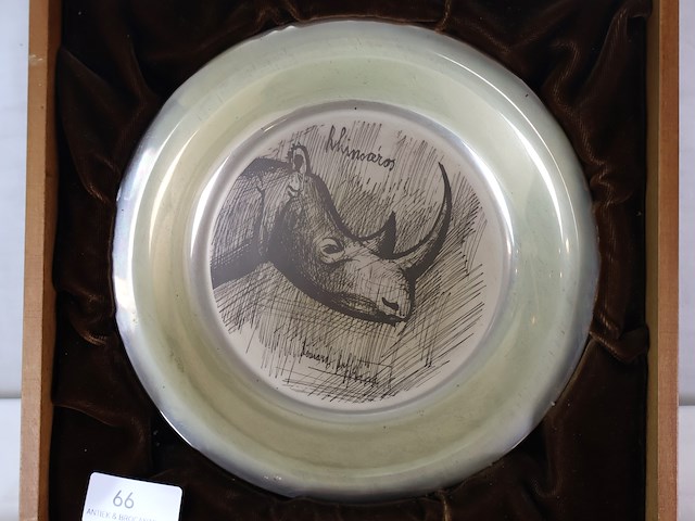 Bernard buffet – rhinoceros 1977 - afbeelding 2 van  5