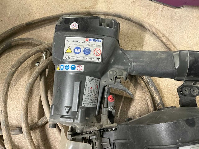 Berner b-rkc-viii-65 pneumatische rolnageltacker - afbeelding 4 van  4