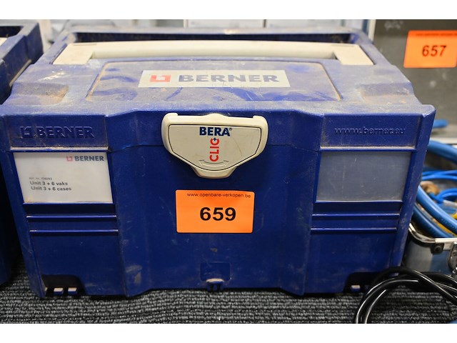 Berner bera clic koffer met inhoud - afbeelding 3 van  3