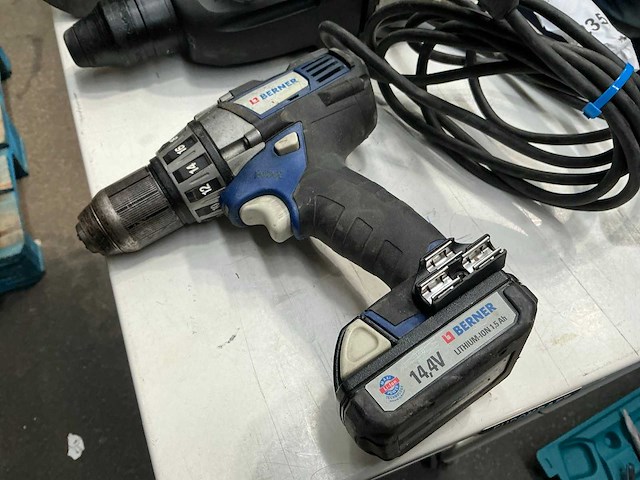 Berner schroefboormachine / haakse slijper (2x) - afbeelding 2 van  6