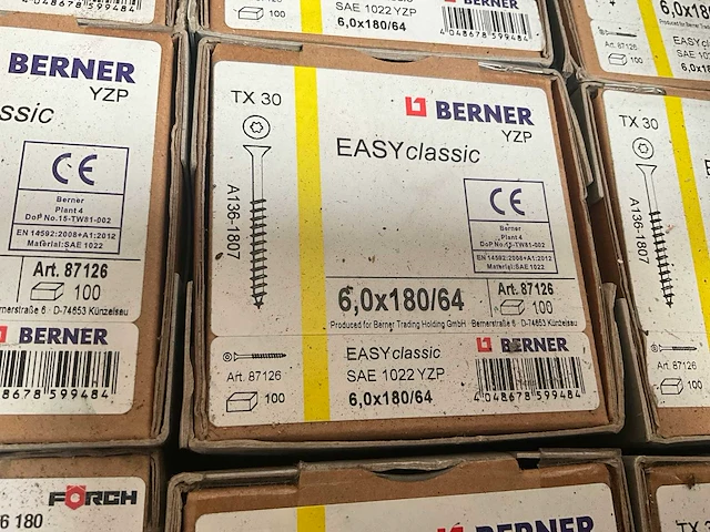 Berner tx30 easy houtschroeven (800x) en 1x forch - afbeelding 6 van  10