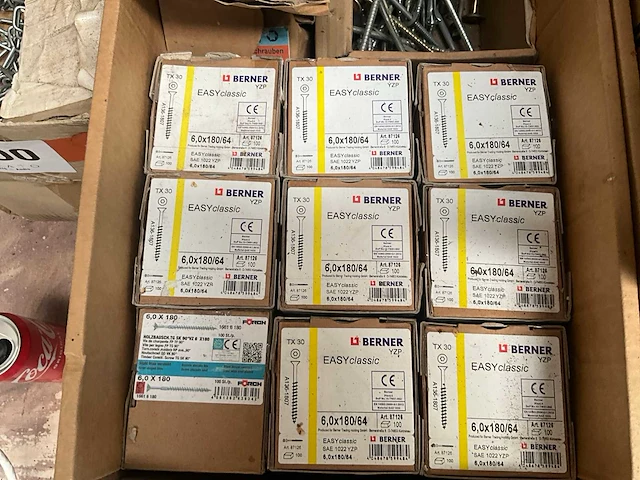 Berner tx30 easy houtschroeven (800x) en 1x forch - afbeelding 3 van  10