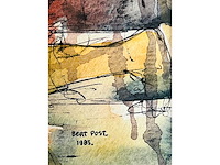 Bert post - erotische compositie - aquarel - afbeelding 5 van  8