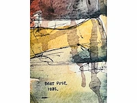 Bert post - erotische compositie - aquarel - afbeelding 7 van  8