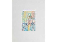 Bert post - originele aquarel - afbeelding 5 van  5