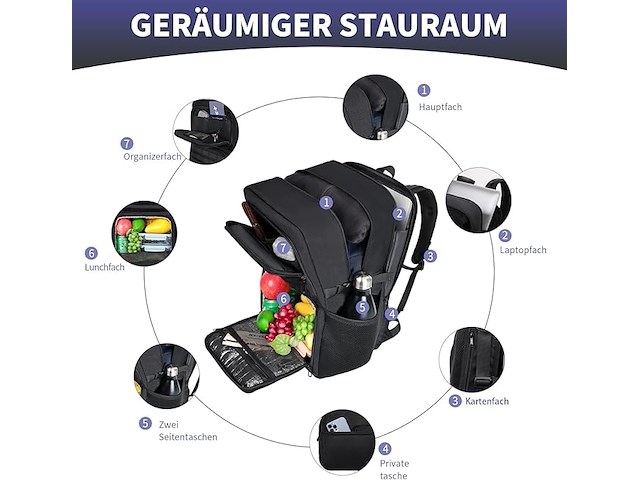 Bertasche lunchrugzak - afbeelding 4 van  5