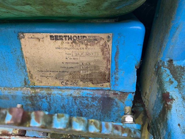 Berthoud major 32 veldspuit - afbeelding 6 van  6