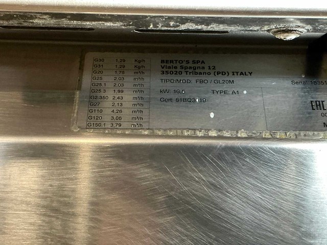 Berto’s fbo/gl20m friteuse - afbeelding 5 van  5