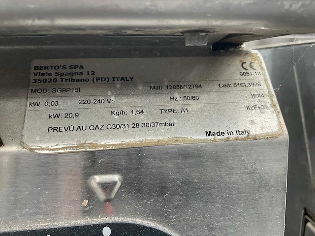 Berto’s sg9p15i kookketel - afbeelding 4 van  4