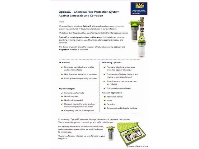 Bescherming tegen kalk en corrosie - afbeelding 3 van  6