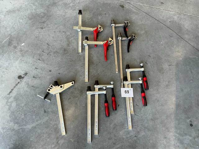 Bessey diverse spantangen (9x) - afbeelding 1 van  4