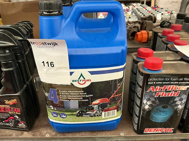 Best fuel,inhoud 5 liter 4 takt alkylatbenzine (2x) - afbeelding 1 van  2