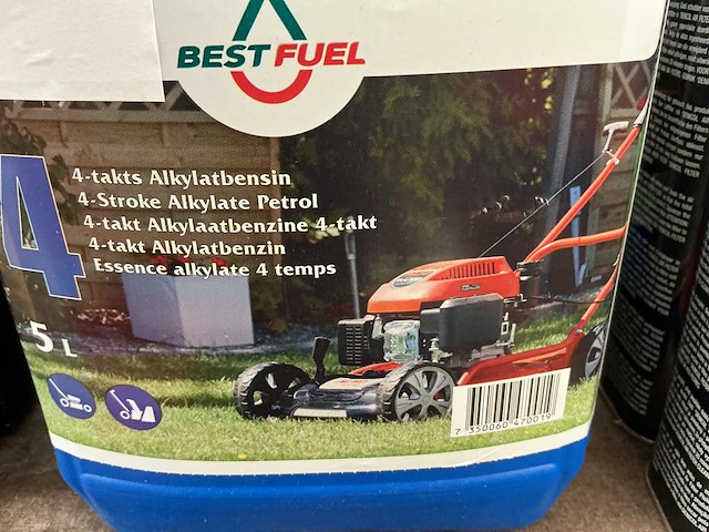 Best fuel,inhoud 5 liter 4 takt alkylatbenzine (2x) - afbeelding 2 van  2