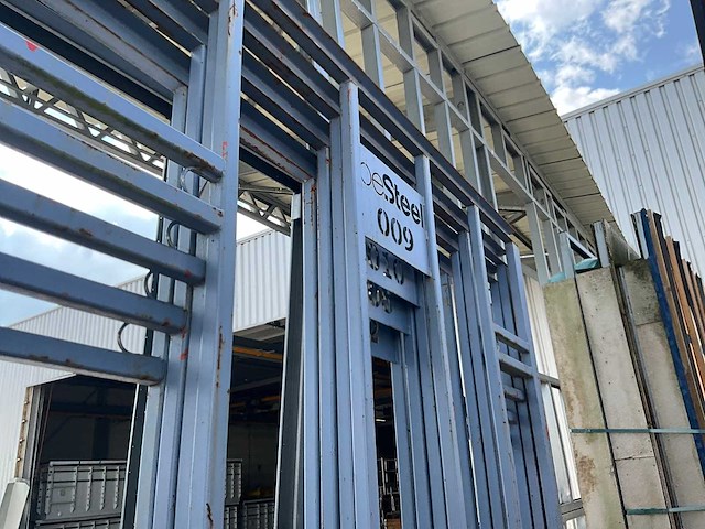 Be.steel metalen transportbokken/stapelbokken (4x) - afbeelding 8 van  12