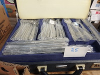 Bestekkoffer + schaaltjes - afbeelding 1 van  3