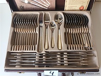 Bestekkoffer solingen 24k verguld - afbeelding 4 van  5