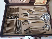 Bestekkoffer solingen 24k verguld - afbeelding 5 van  5