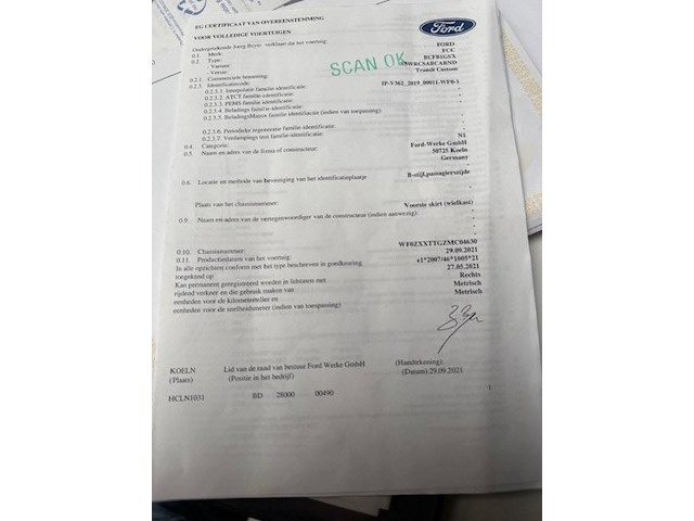 Bestelwagen, dubb.cab. ford transit (2022 / wf0 zxx ttg zm c04 630) - afbeelding 24 van  33