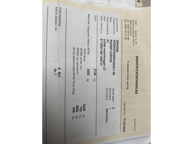 Bestelwagen, dubb.cab. ford transit (2022 / wf0 zxx ttg zm c04 630) - afbeelding 27 van  33