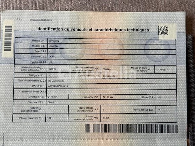 Bestelwagen truck citroën jumper (2020-98.558 km-vin:vf7ydcnfc12n68853) - afbeelding 14 van  28