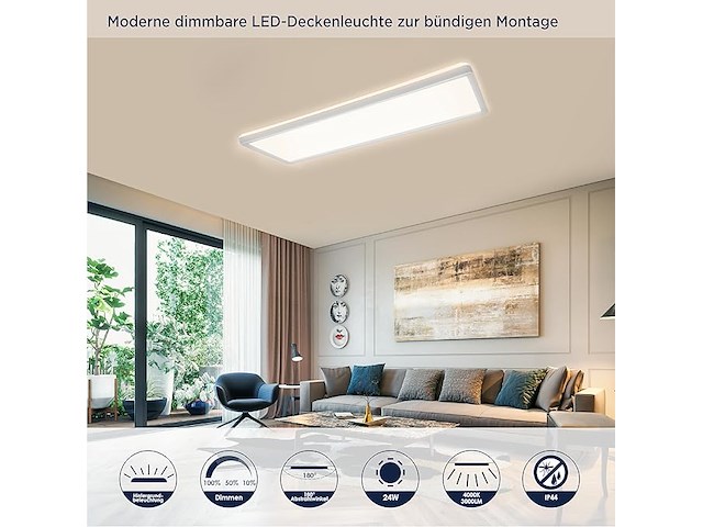 Bestluz led-plafondlamp (2 stuks) - afbeelding 3 van  4