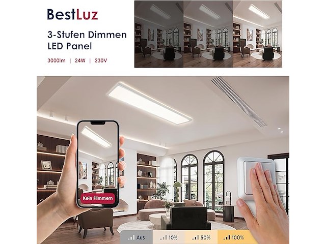Bestluz led-plafondlamp (2 stuks) - afbeelding 4 van  4