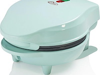 Bestron mini-wafelijzer - blauw - afbeelding 2 van  4