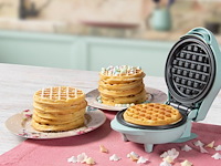 Bestron mini-wafelijzer - blauw - afbeelding 4 van  4