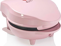 Bestron mini-wafelijzer - roze - afbeelding 4 van  4