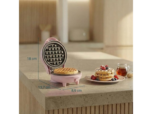 Bestron mini-wafelijzer - afbeelding 2 van  3