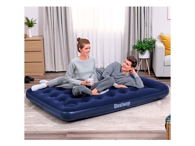 Bestway - luchtmatras - 191 x 137 x 22 cm. - afbeelding 2 van  4