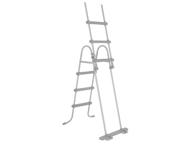 Bestway flowclear 4-traps zwembadladder 107 cm - afbeelding 3 van  9