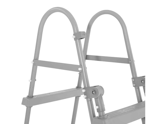 Bestway flowclear 4-traps zwembadladder 107 cm - afbeelding 4 van  9