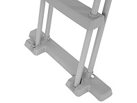 Bestway flowclear 4-traps zwembadladder 107 cm - afbeelding 6 van  9