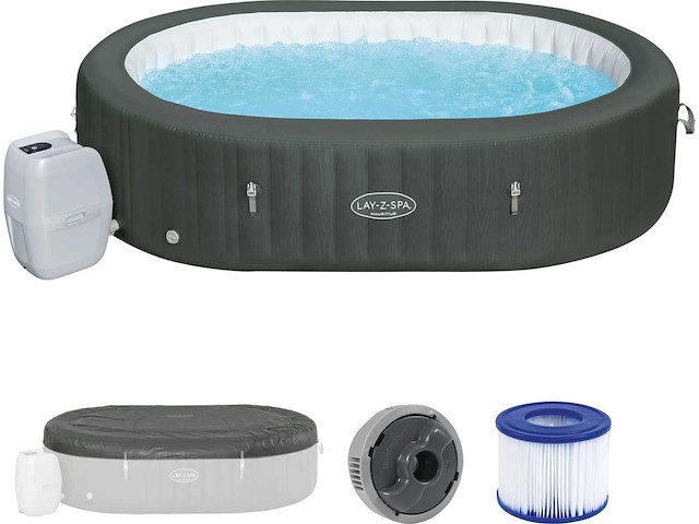 Bestway® lay-z-spa® xxl wlan jacuzzi mauritius airjet™ 270 x 180 x 71 cm, ovaal - afbeelding 3 van  3
