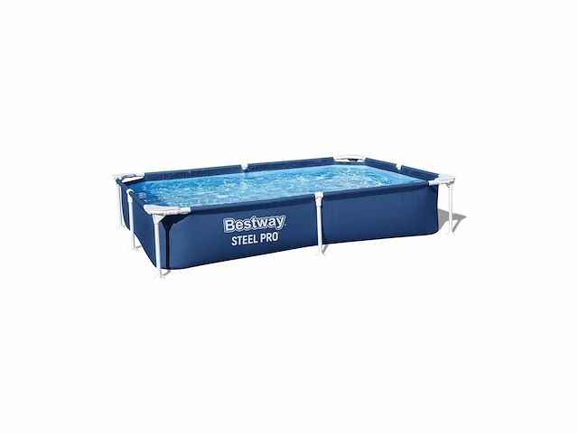 Bestway steel pro frame zwembad zonder pomp, 221 × 150 × 43 cm - afbeelding 1 van  1