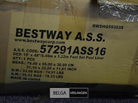 Bestway zwembad met filterpomp en trap - afbeelding 2 van  3