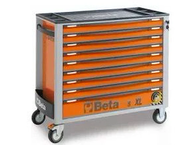 Beta 024002254 gereedschapswagen met 9 laden 614-delig - afbeelding 1 van  5