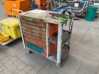 Beta gereedschapswagen met bankschroef - afbeelding 1 van  11