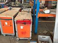 Beta super tank gereedschapswagen met bankschroef (2x) - afbeelding 1 van  3