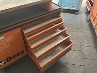 Beta super tank gereedschapswagen met bankschroef - afbeelding 4 van  4