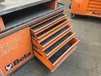 Beta super tank gereedschapswagen met bankschroef - afbeelding 6 van  8