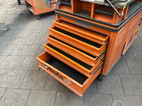 Beta super tank gereedschapswagen met bankschroef - afbeelding 4 van  8